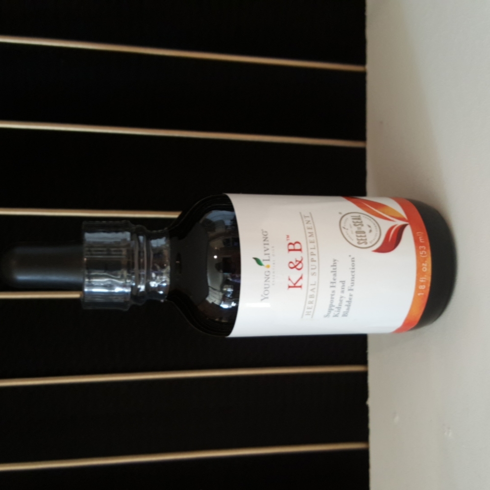 Young living K&B herbal supplement. Supports healthy kidney and bladder function